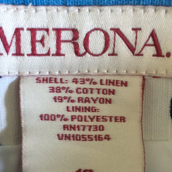 Cute linen summer skirt from Merona; size 10 - Picture 3 of 4